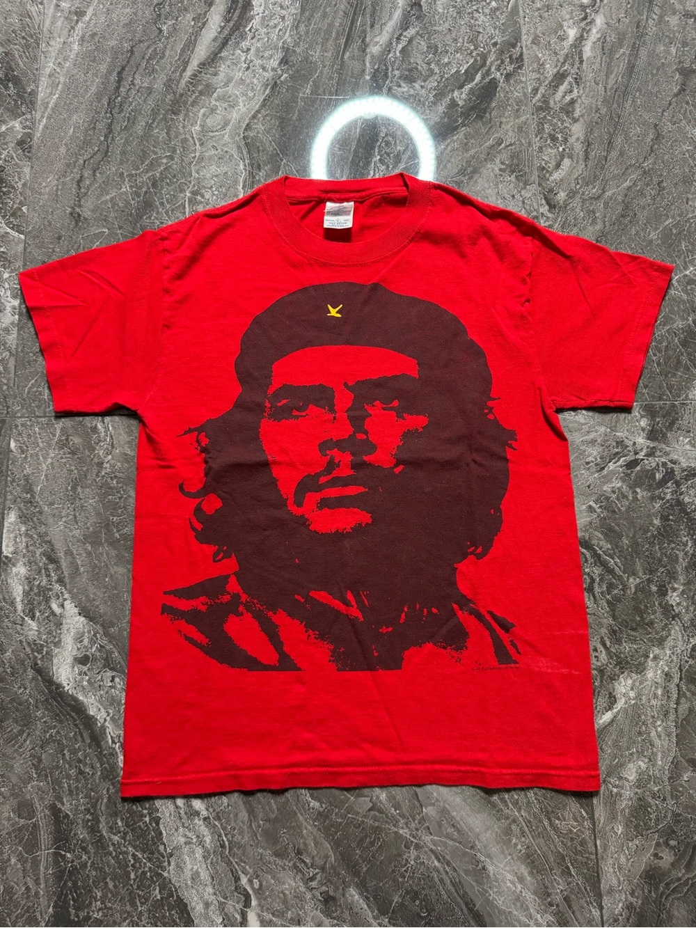 Vintage Che Guevara Shirt Small S Red Delta Magnum Weight Graphic Tee Y2K Cuba